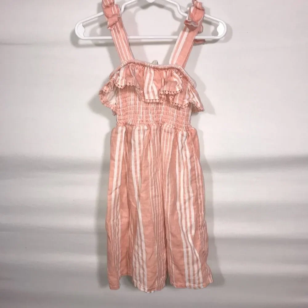 Jessica Simpson Coral Pink Striped Dress